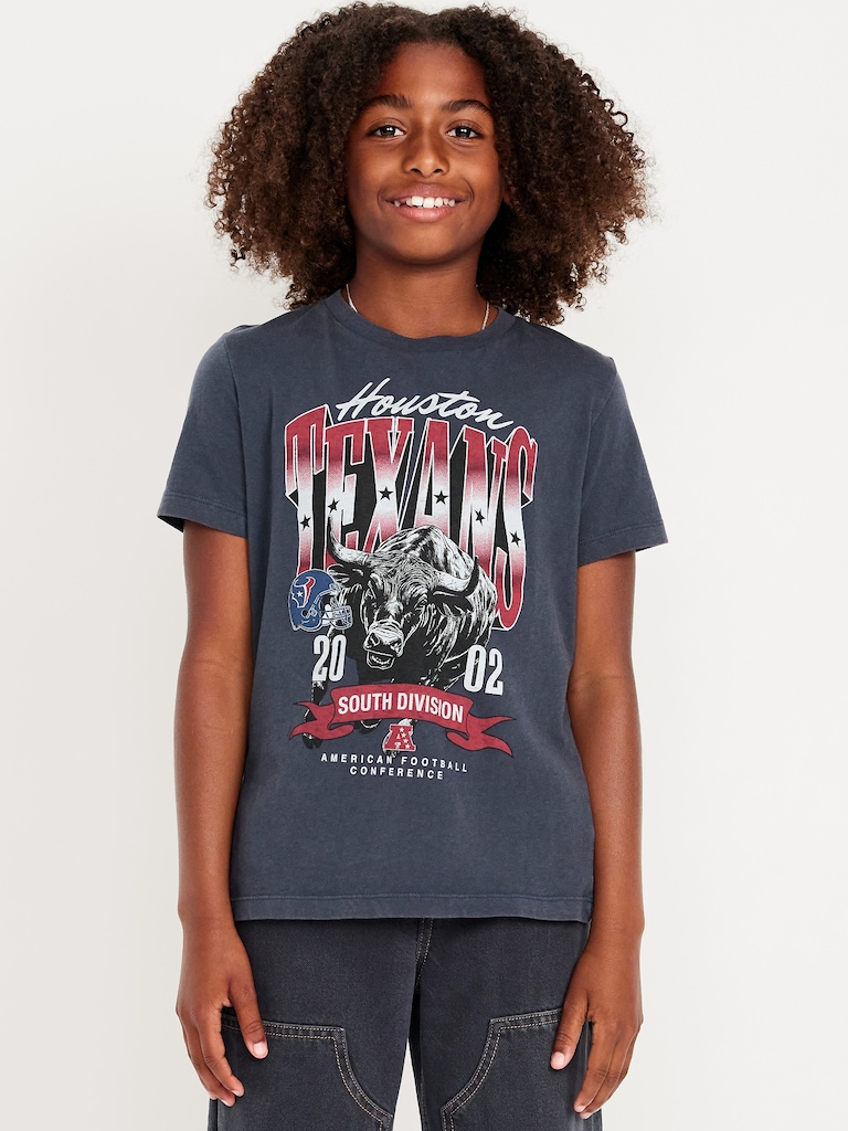 Houstan Texans Gender-Neutral Graphic T-Shirt for Kids