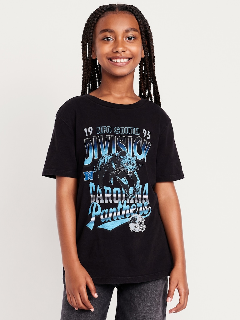 Carolina Panthers Gender-Neutral Graphic T-Shirt for Kids