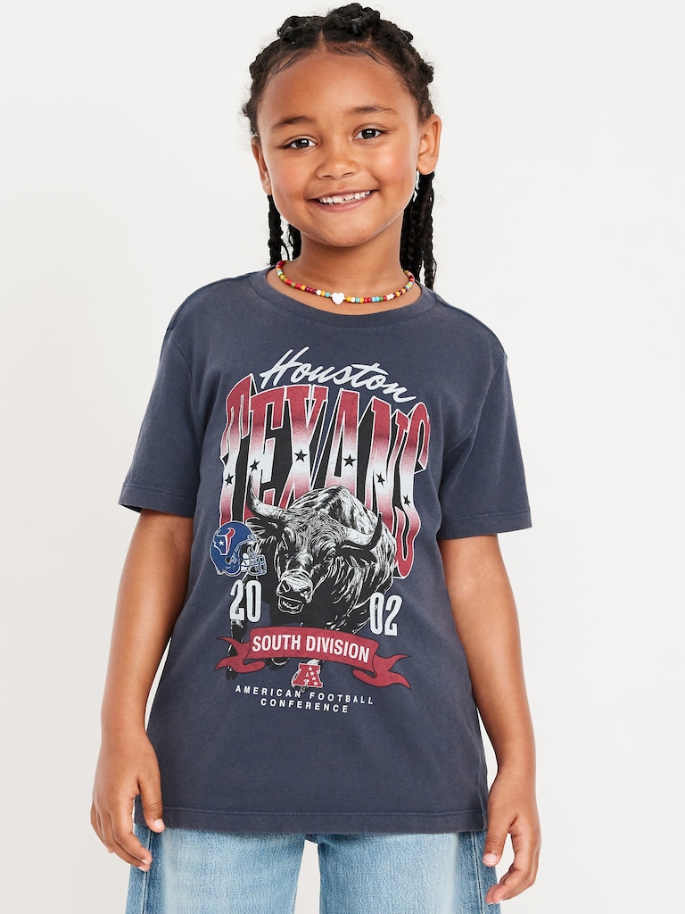 Houstan Texans Gender-Neutral Graphic T-Shirt for Kids