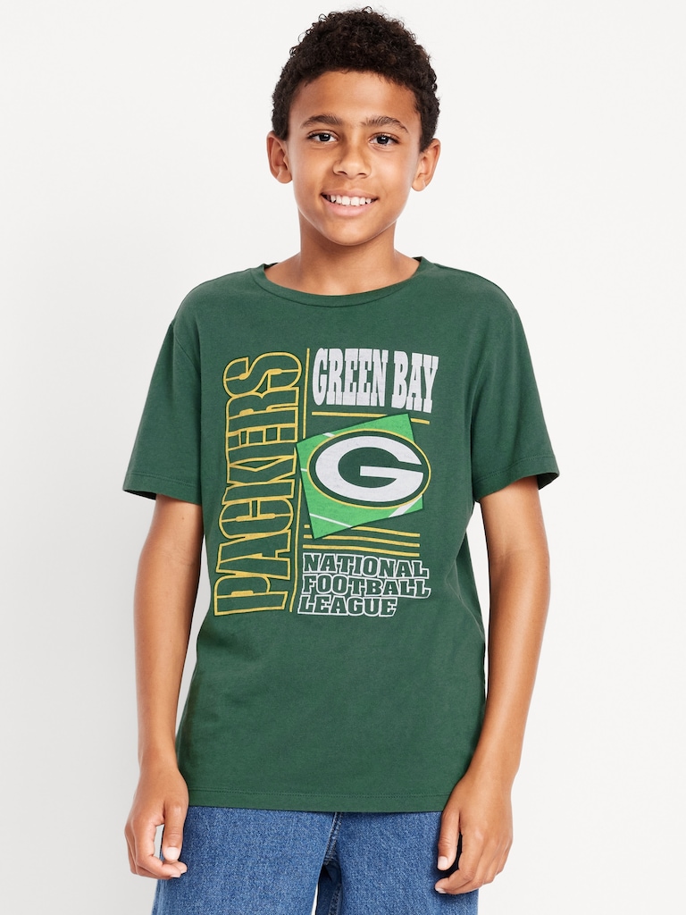 Green Bay Packers Gender-Neutral Graphic T-Shirt for Kids