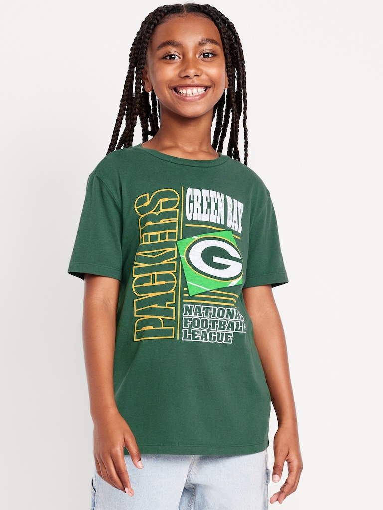 Green Bay Packers Gender-Neutral Graphic T-Shirt for Kids
