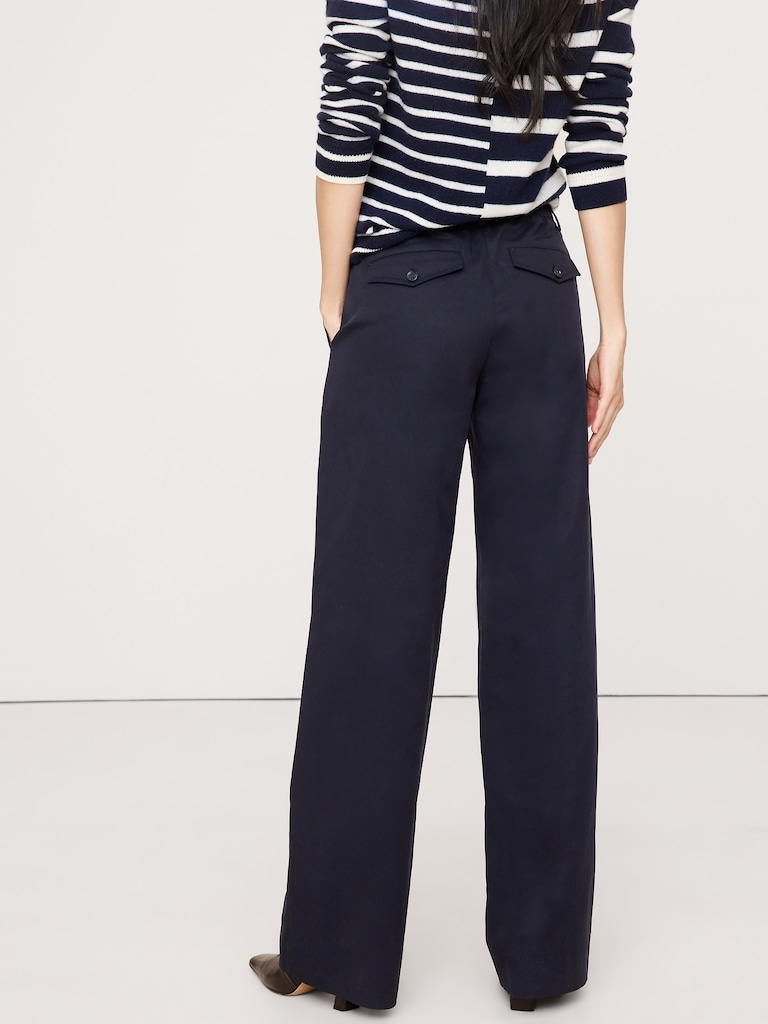 The Everyday Wide-Leg Pant in Tencel™-Cotton