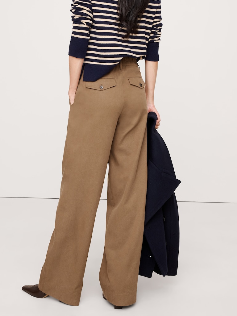 The Everyday Wide-Leg Pant in Tencel™-Cotton