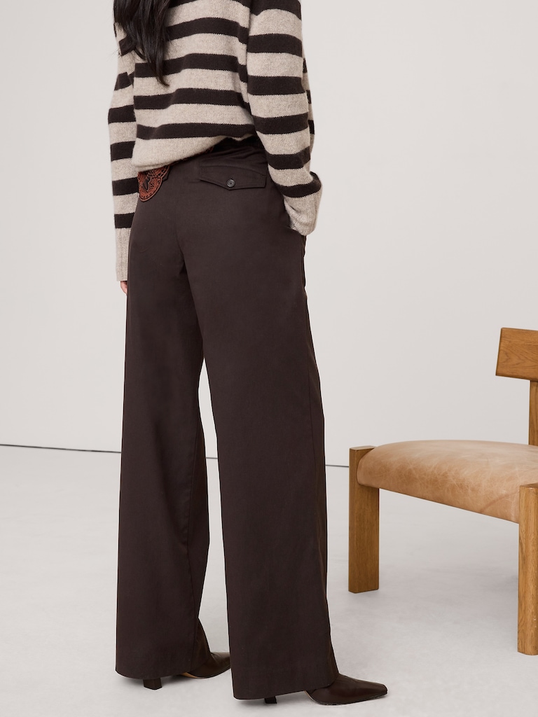 The Everyday Wide-Leg Pant in Tencel™-Cotton