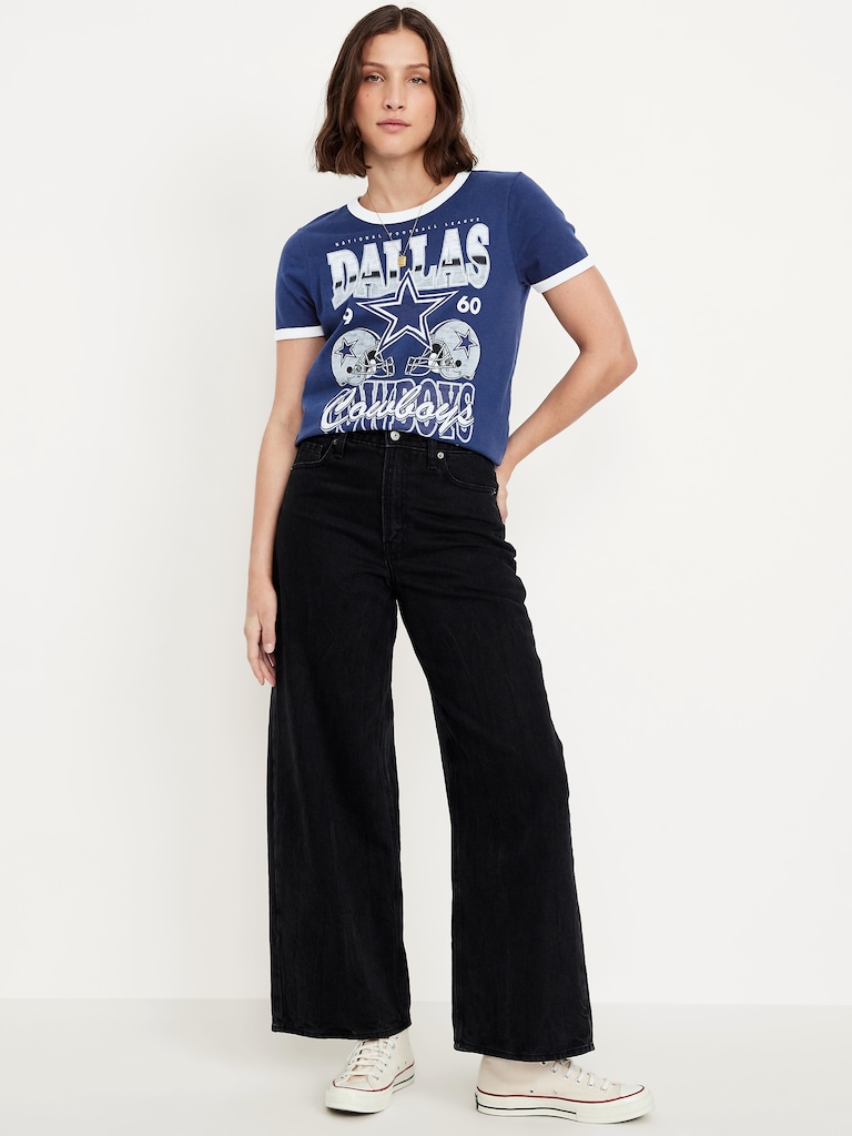 Dallas Cowboys EveryWear Crew-Neck Ringer T-Shirt