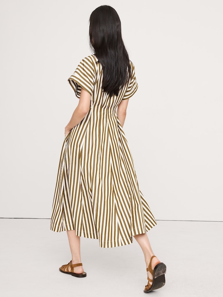 Cotton Poplin Shirt Dress