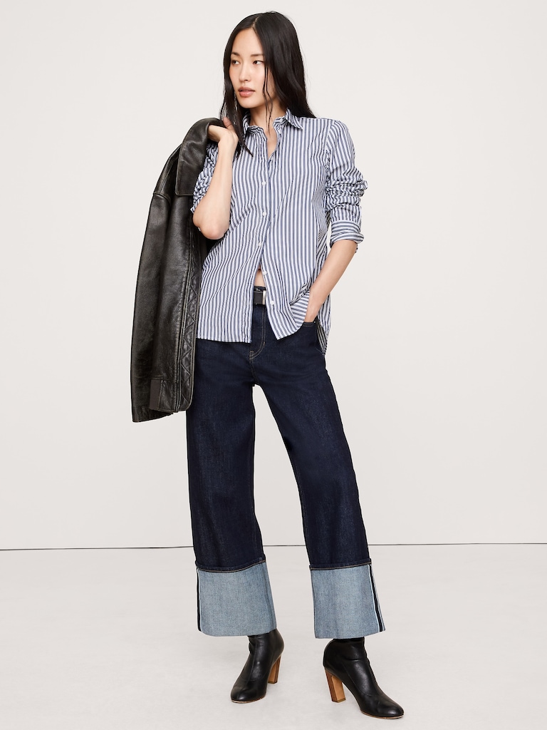 The Everyday Shirt in Cotton Poplin