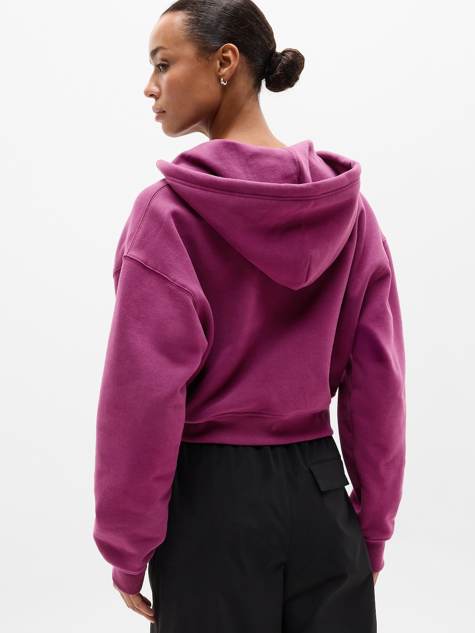 Forever Fleece Crop Full Zip