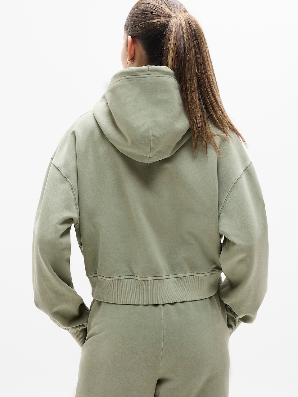 Forever Fleece Crop Full Zip