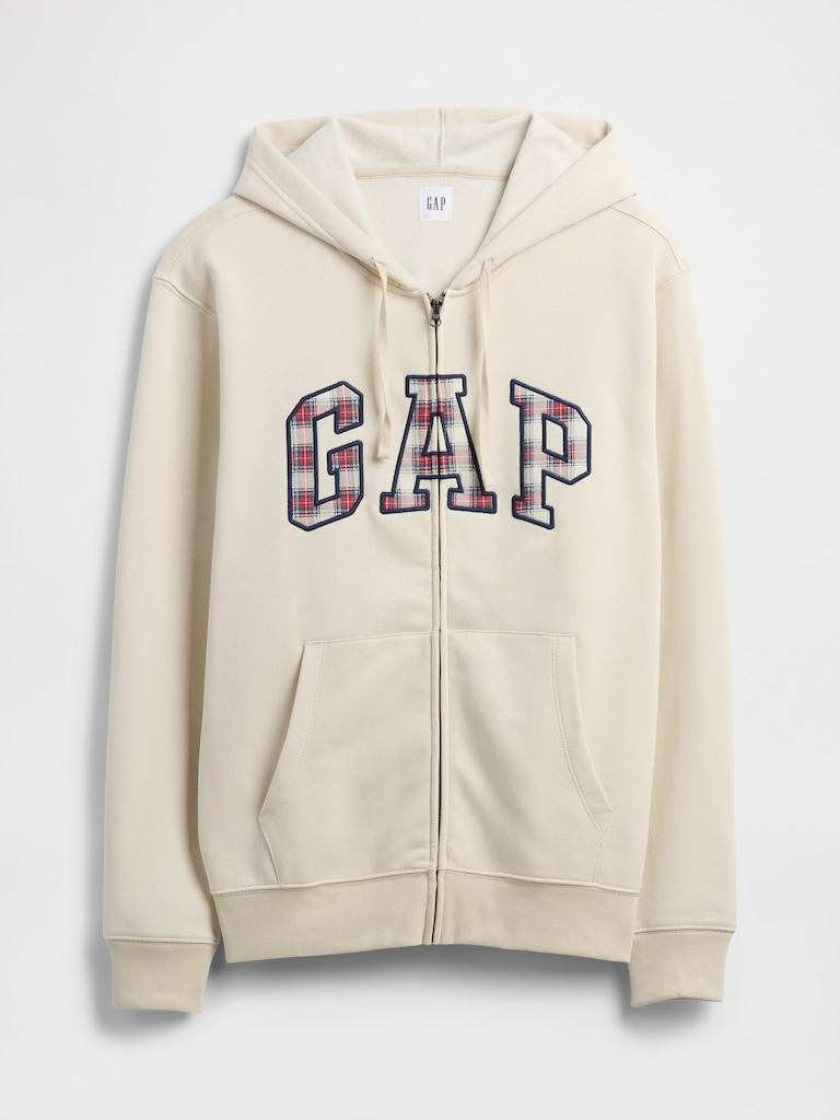 Relaxed Gap Logo Zip Hoodie