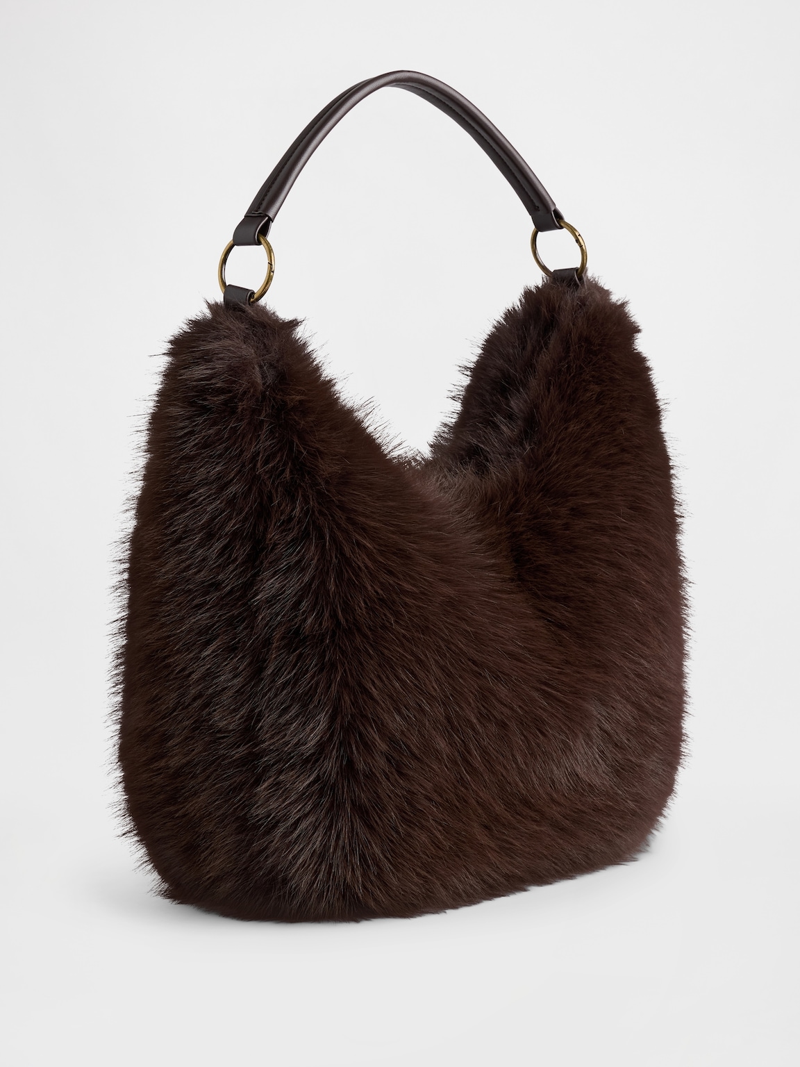 Faux Fur Slouchy Bag