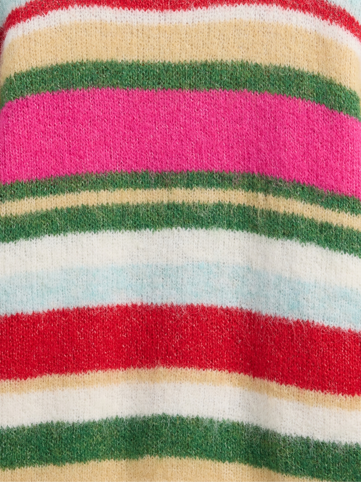 Fuzzy Oversized Crewneck Sweater