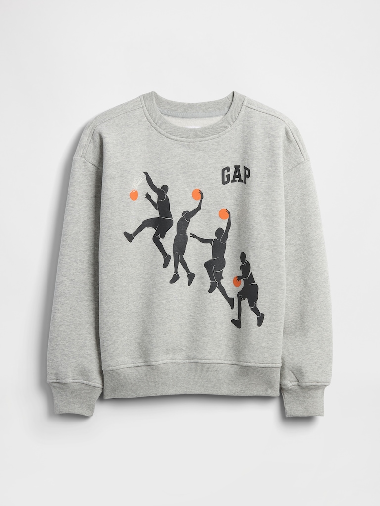 Kids Relaxed Graphic Sweatshirt
