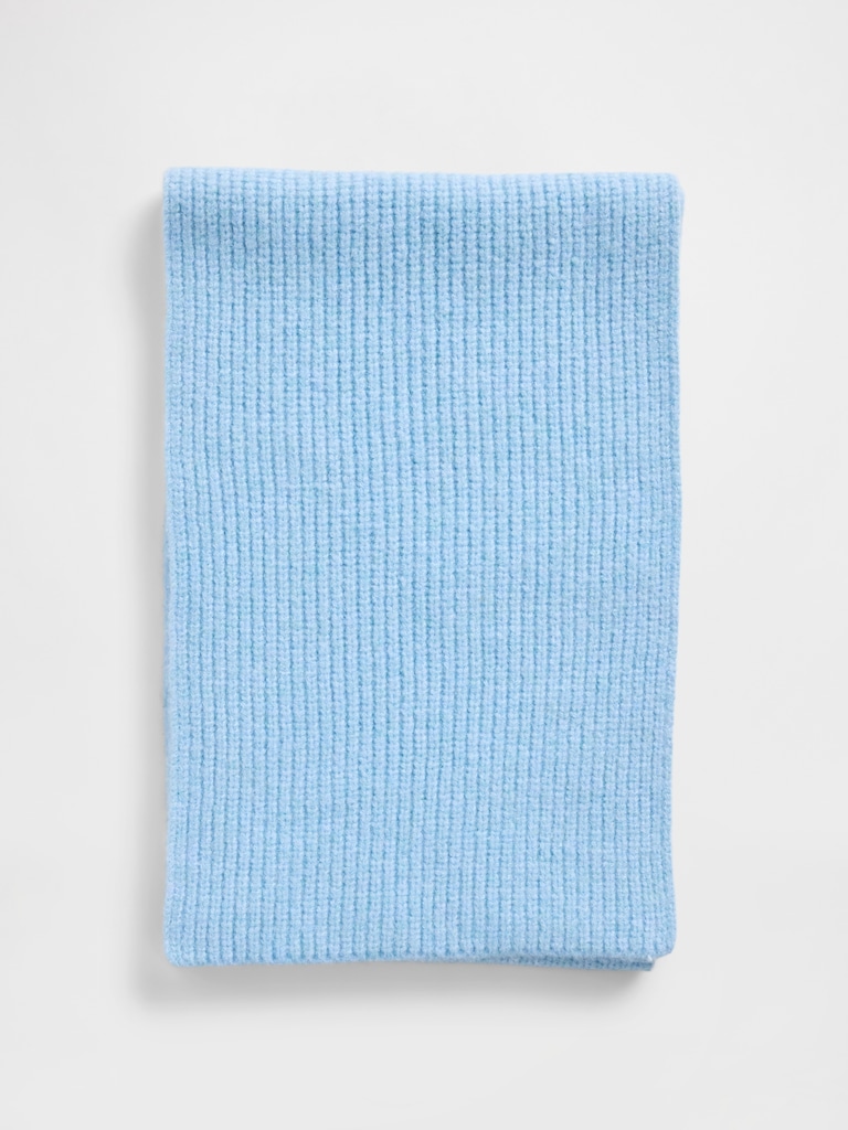 CashSoft Recycled Ribbed Scarf