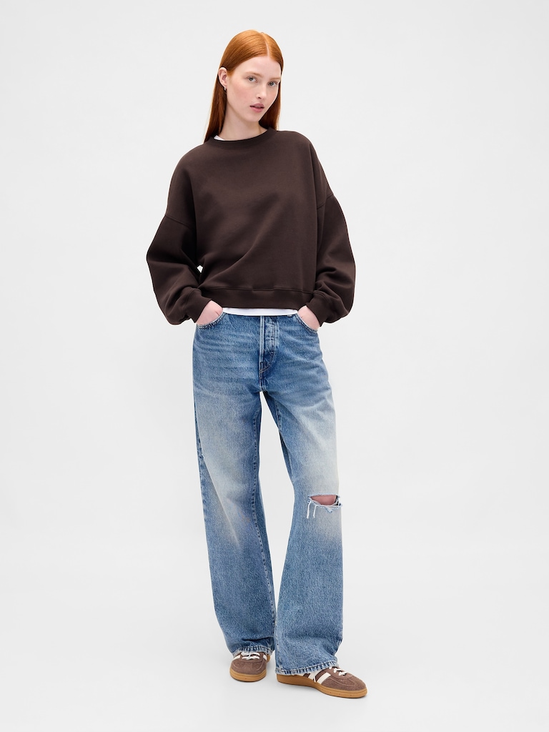 VintageSoft Wedge Crewneck Sweatshirt