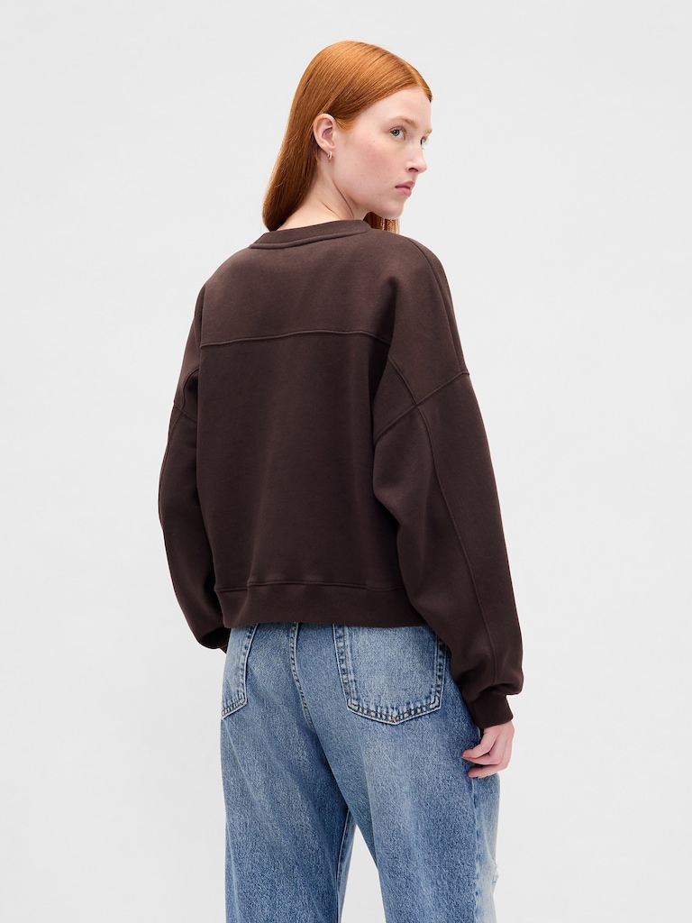 VintageSoft Wedge Crewneck Sweatshirt