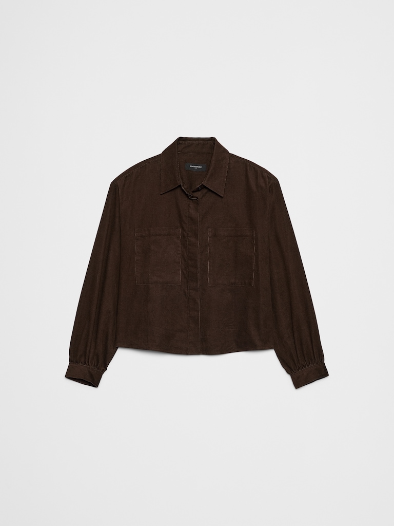 Corduroy Double Pocket Shirt