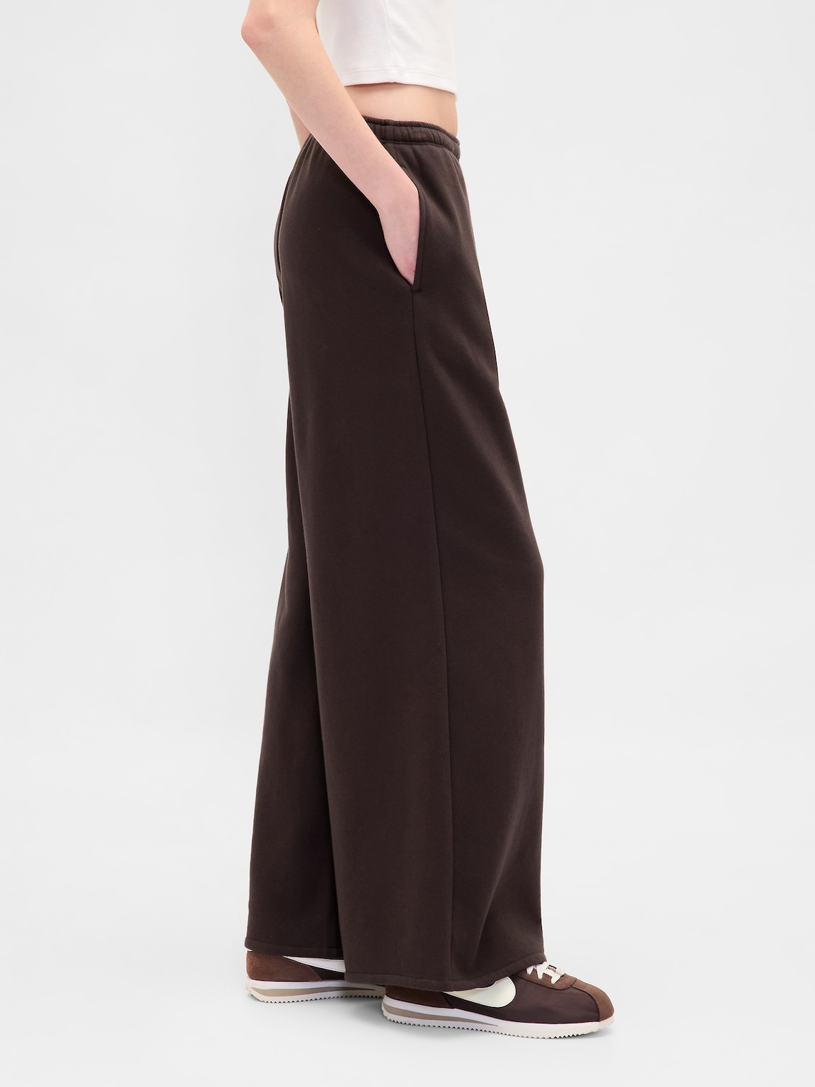 VintageSoft Baggy Wide-Leg Sweatpants
