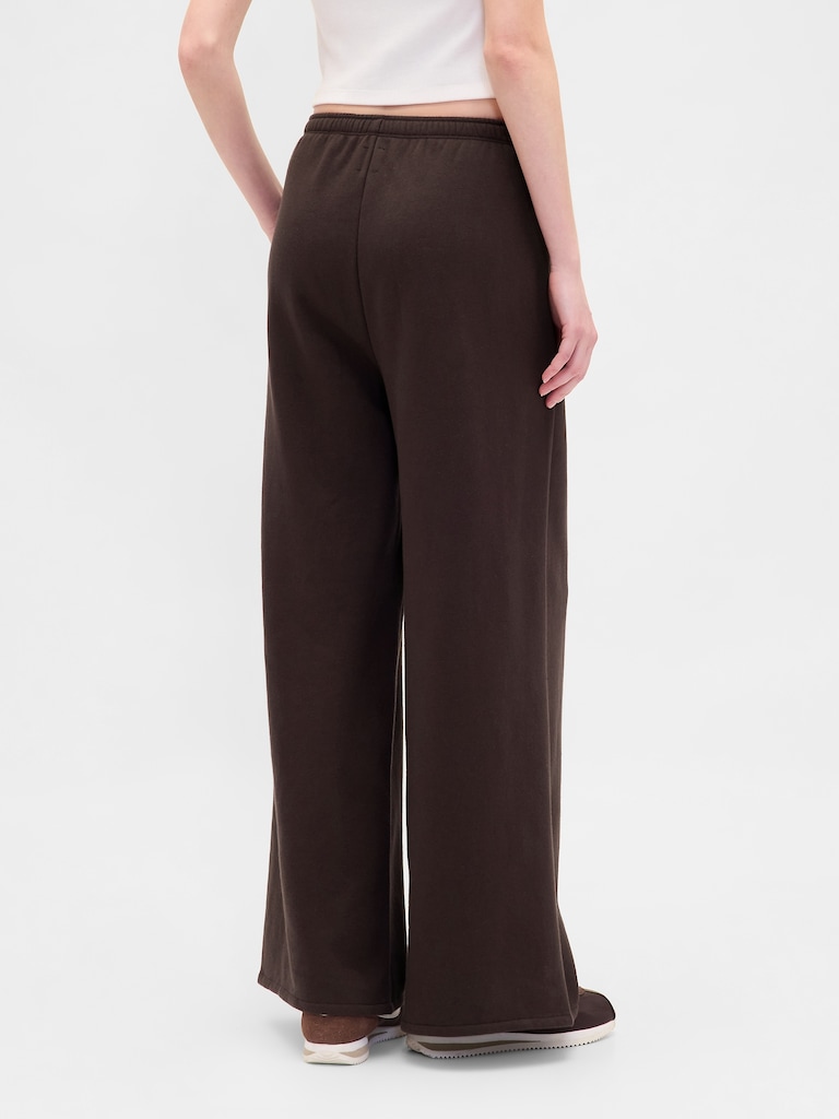 VintageSoft Baggy Wide-Leg Sweatpants