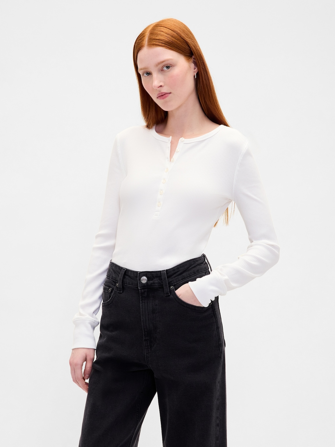 Modern Rib Henley T-Shirt