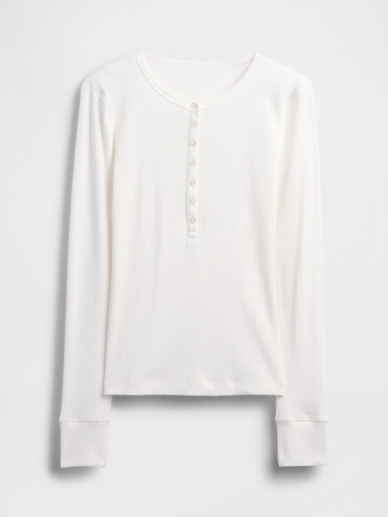 Modern Rib Henley T-Shirt