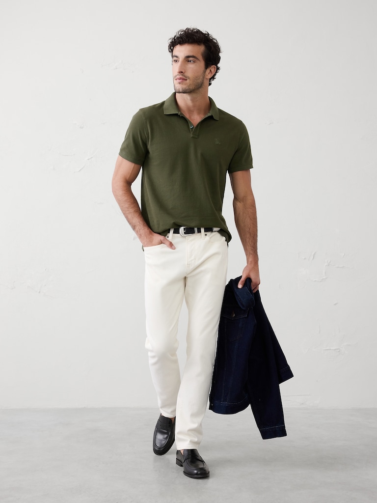 Slim-Fit Pique Polo