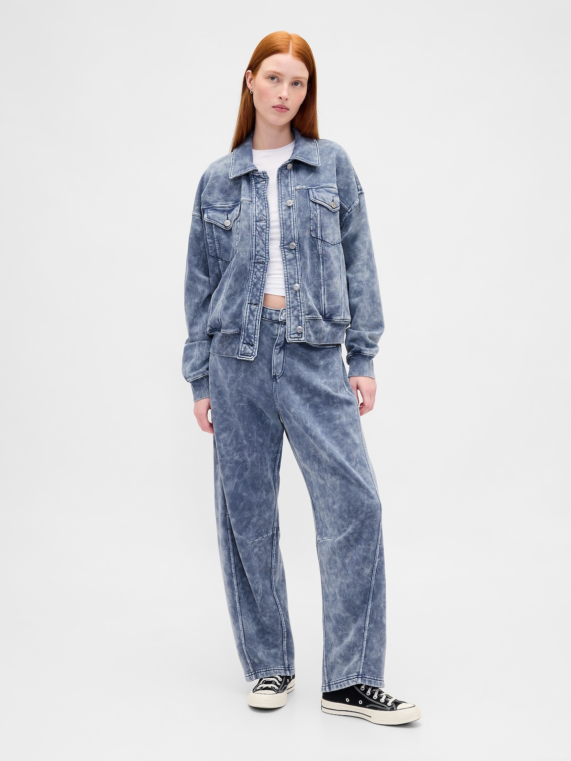 VintageSoft Relaxed Icon Sweatshirt Jacket