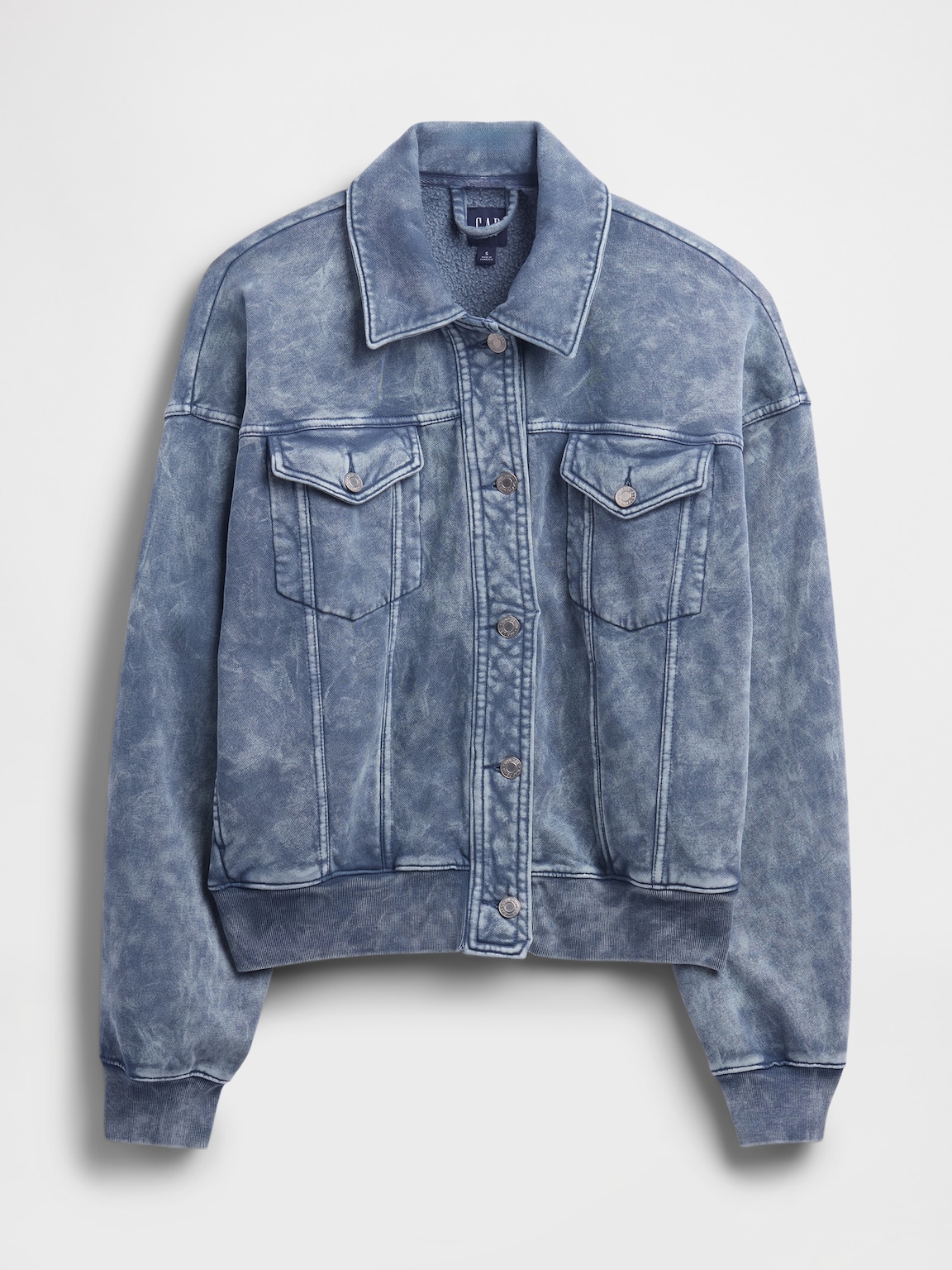 VintageSoft Relaxed Icon Sweatshirt Jacket