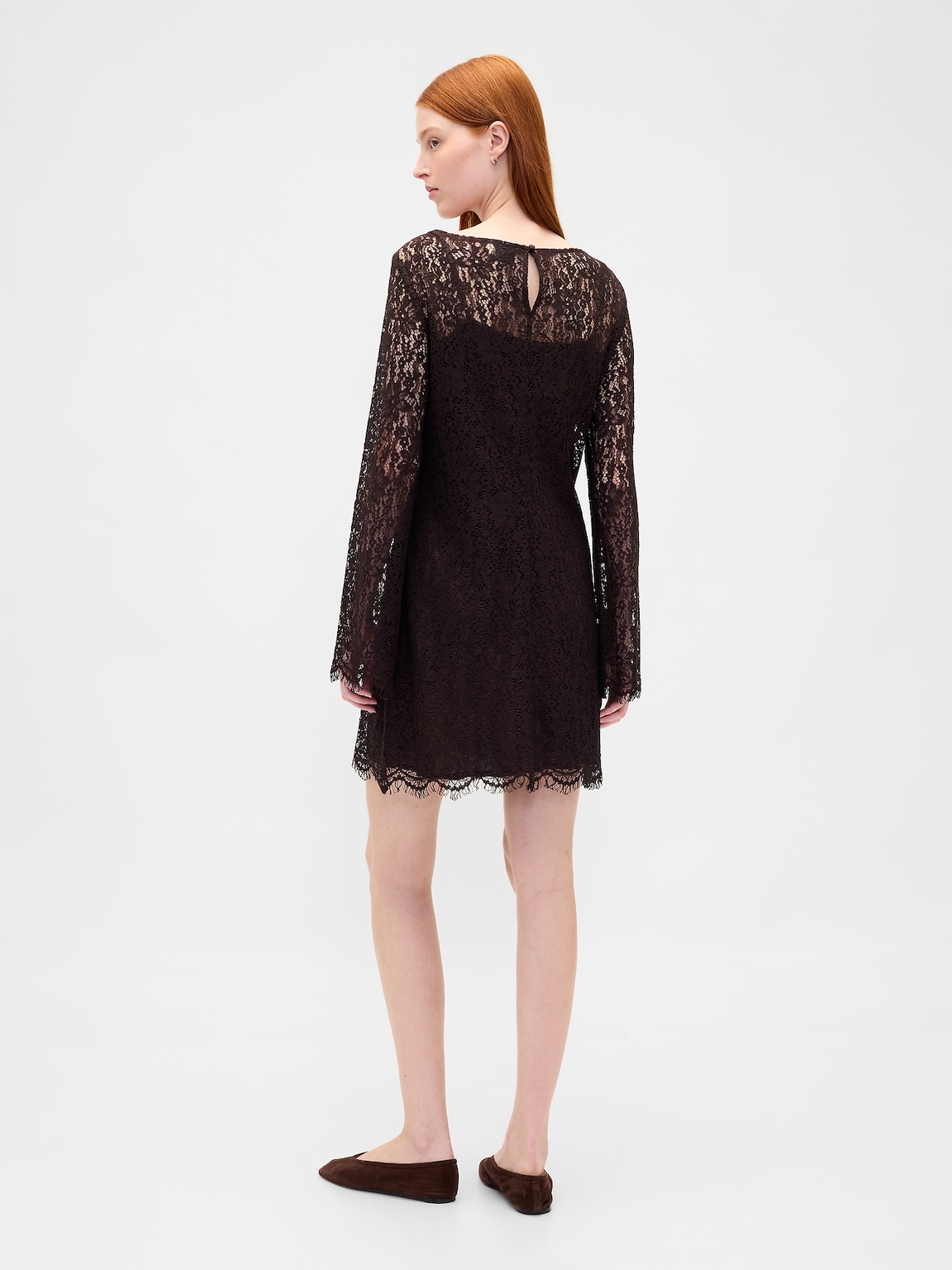 Lace Mini Shift Dress