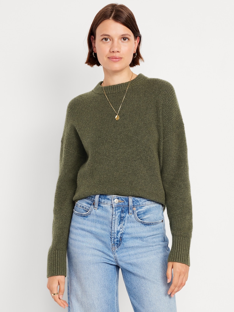 SoSoft Crew-Neck Tunic Sweater