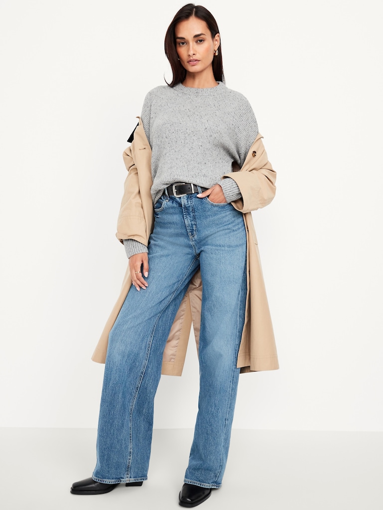 SoSoft Crew-Neck Tunic Sweater