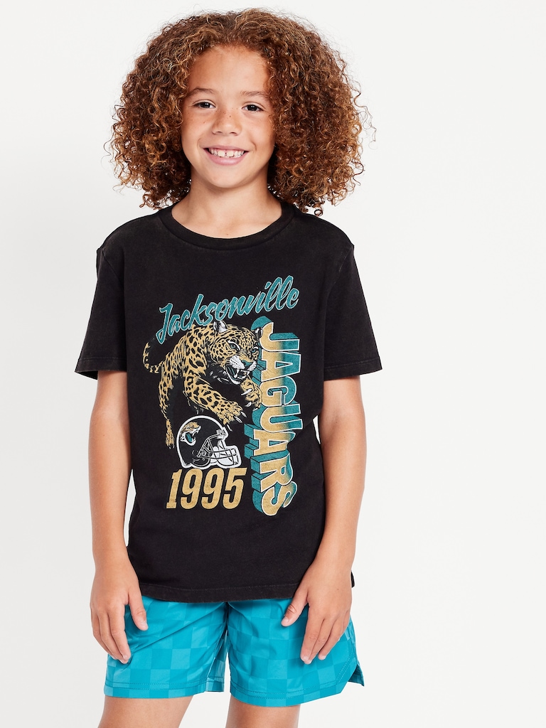 Jacksonville Jaguars Gender-Neutral Graphic T-Shirt for Kids