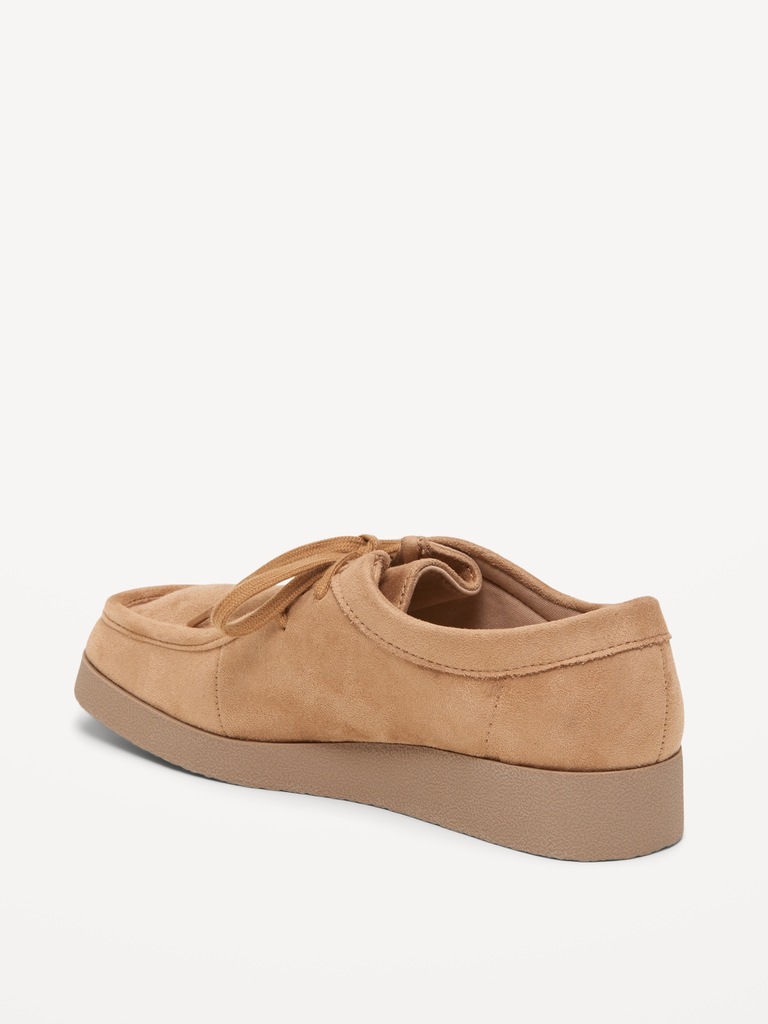 Faux-Suede Derby Boots for Women