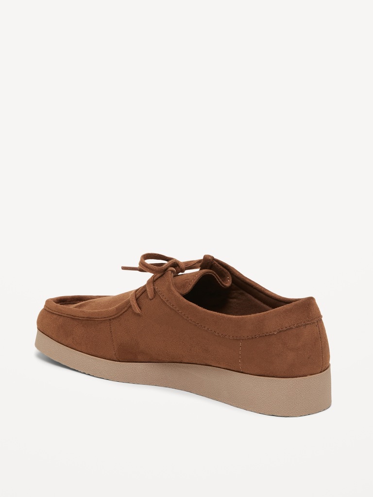 Faux-Suede Derby Boots for Women