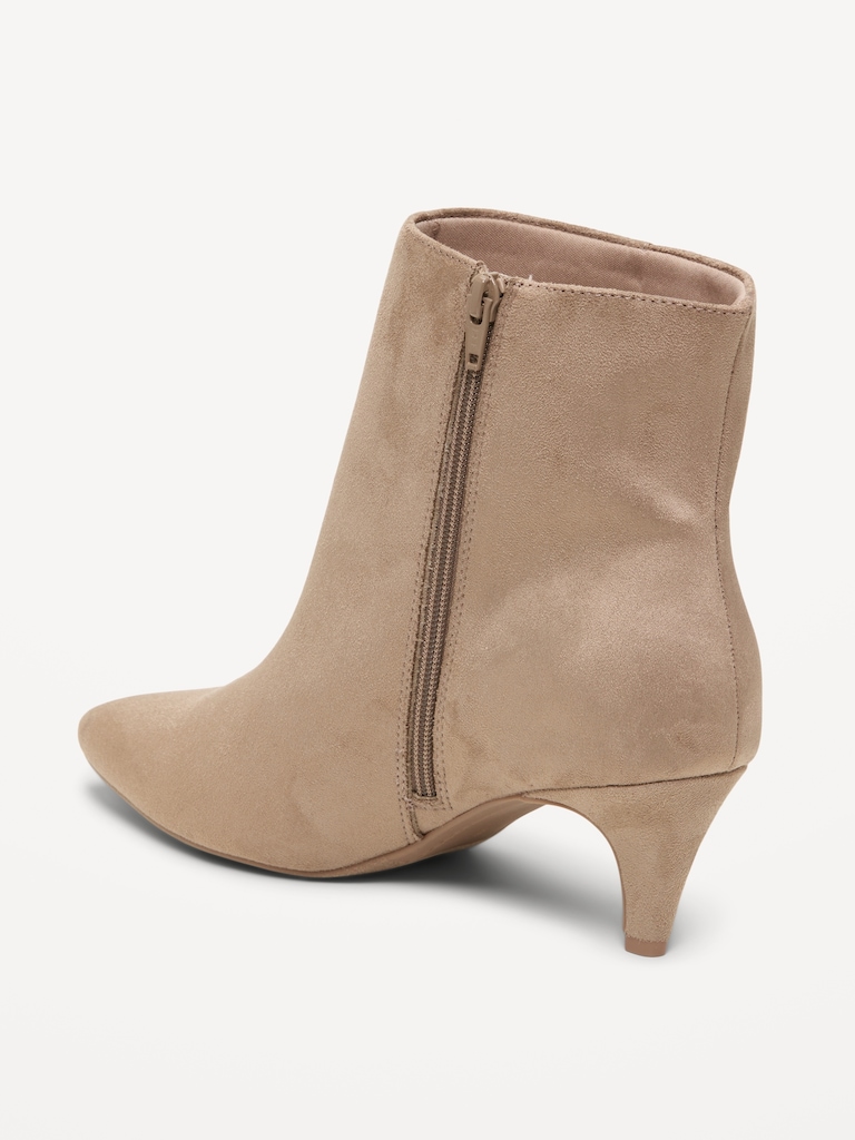 Kitten Heel Booties for Women