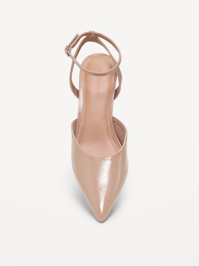 Patent Leather Kitten Heels for Women