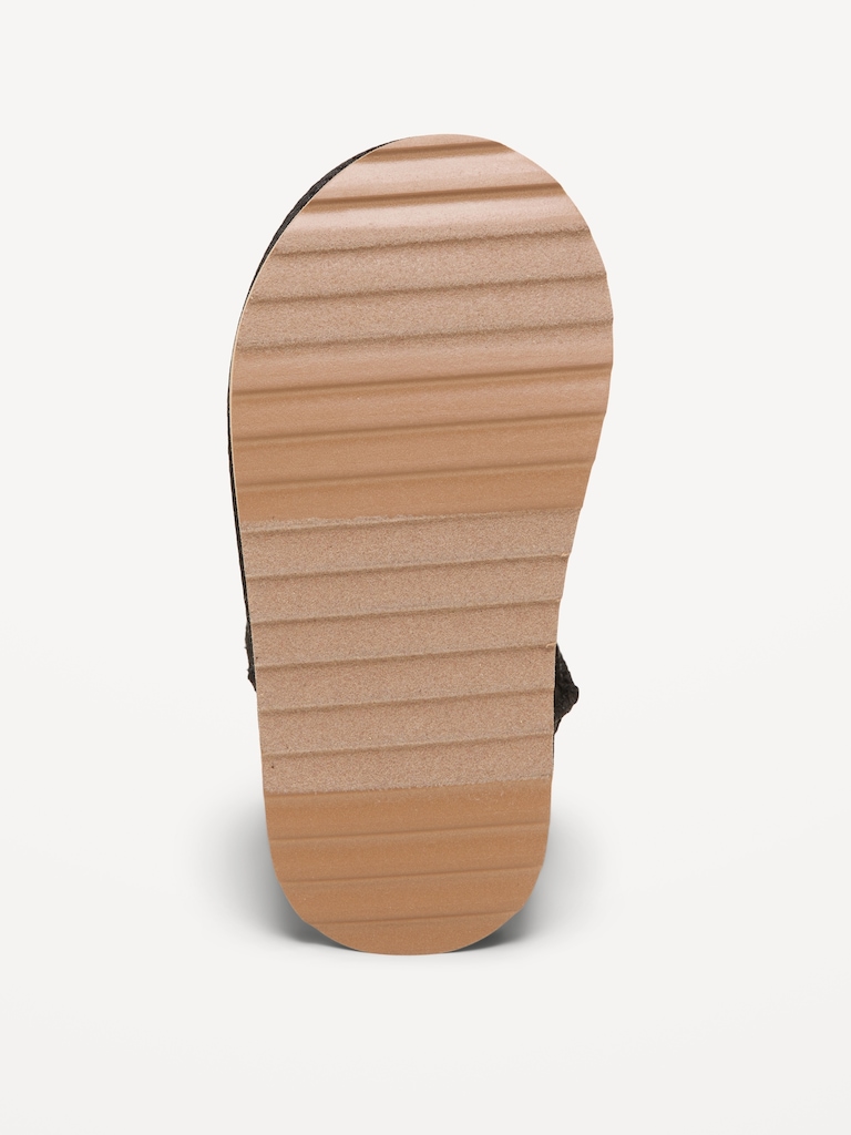 Faux-Suede Faux-Fur Lined Boots for Toddler Girls