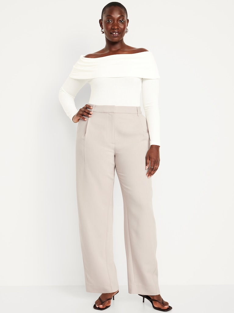 High-Waisted Taylor Barrel Ankle Pants