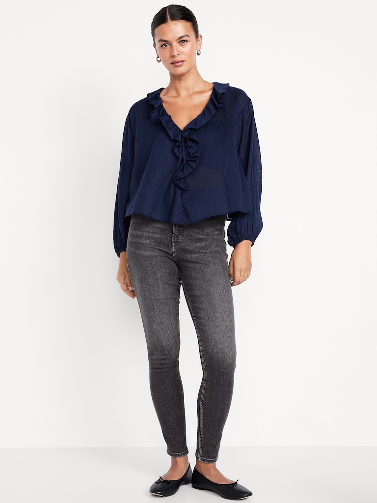 Extra High-Waisted Rockstar 360° Stretch Super-Skinny Jeans