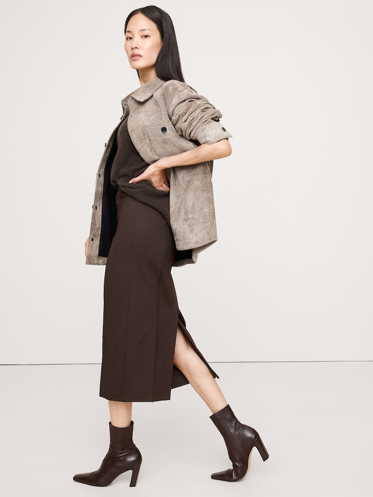 Everywhere Ponte Pencil Skirt