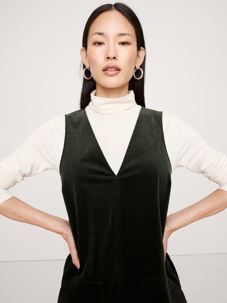 Corduroy Shift Dress