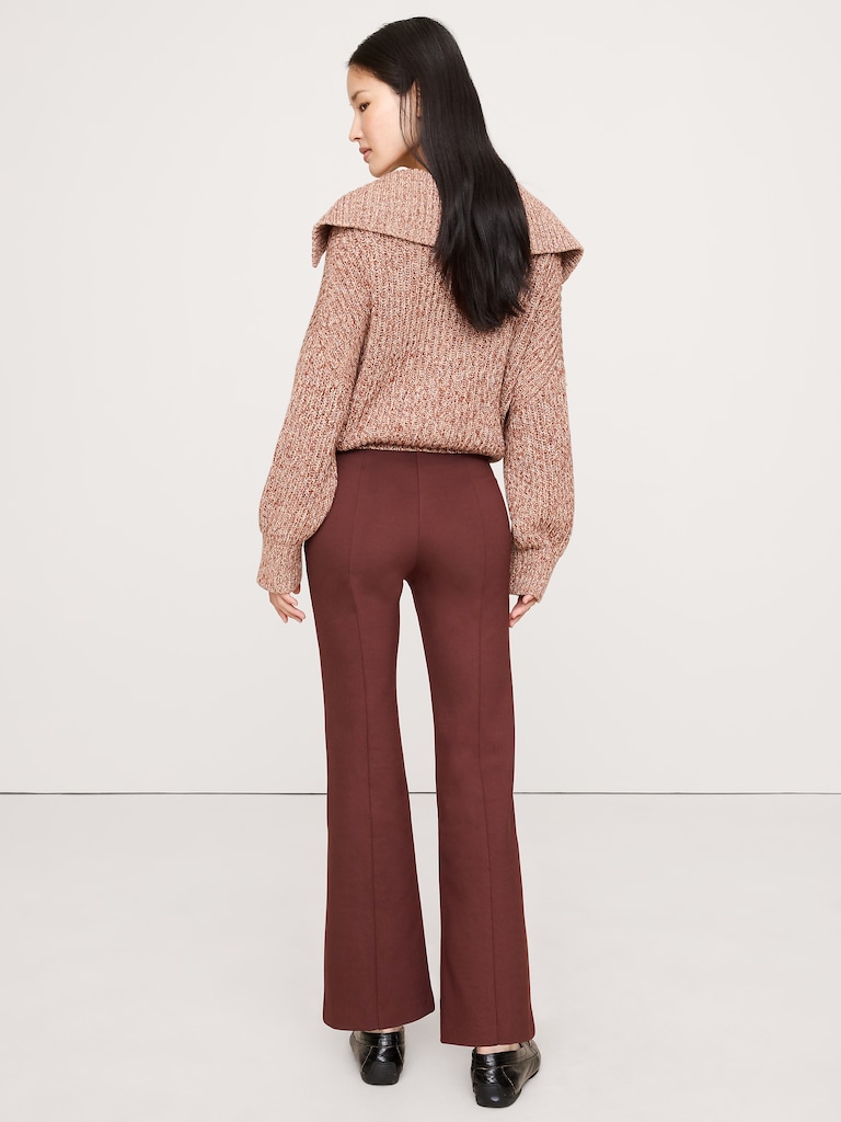 Crop Flare Everywhere Ponte Pull-On Pant