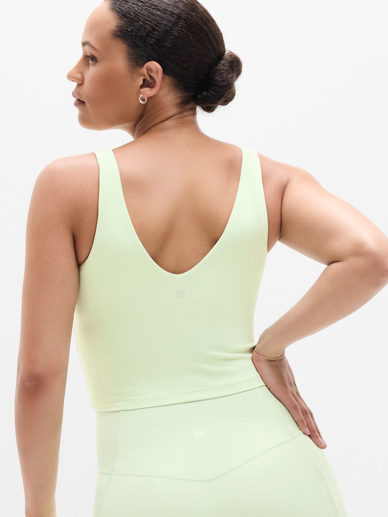 Transcend V-Neck Crop Sports Bra A-C