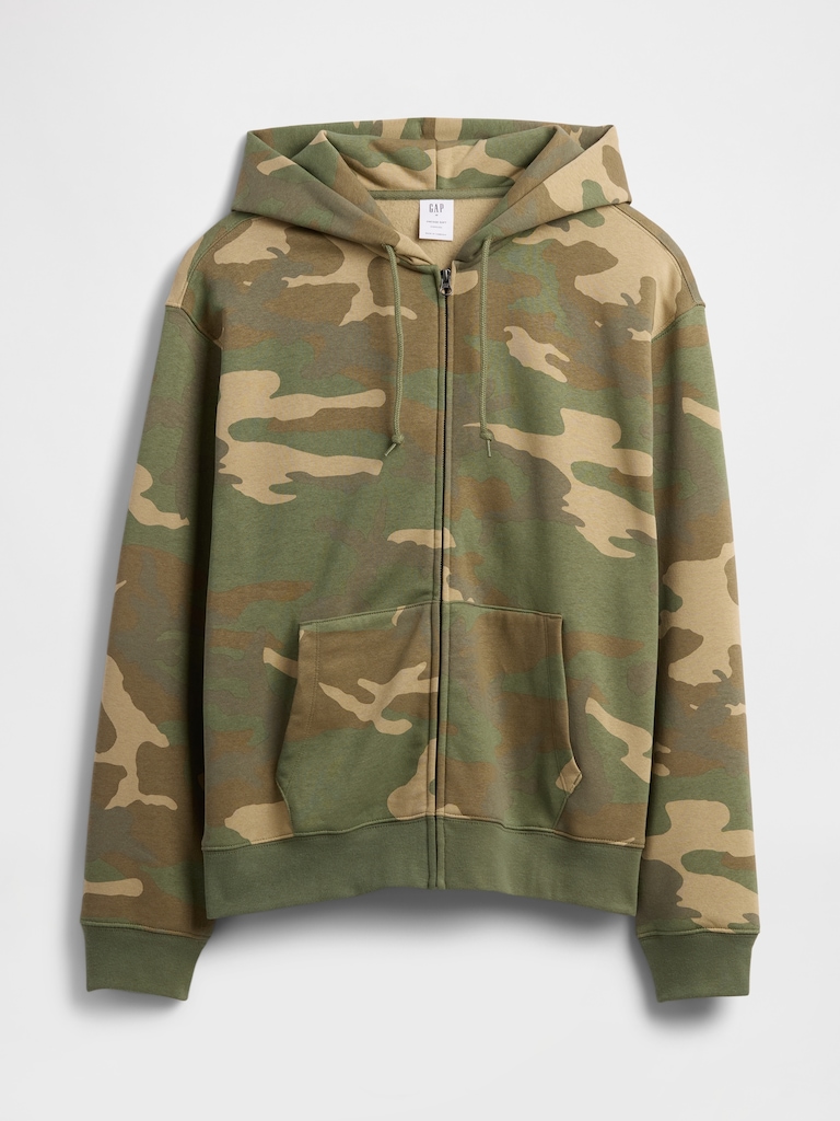 Adult Vintage Soft Oversized Zip Hoodie