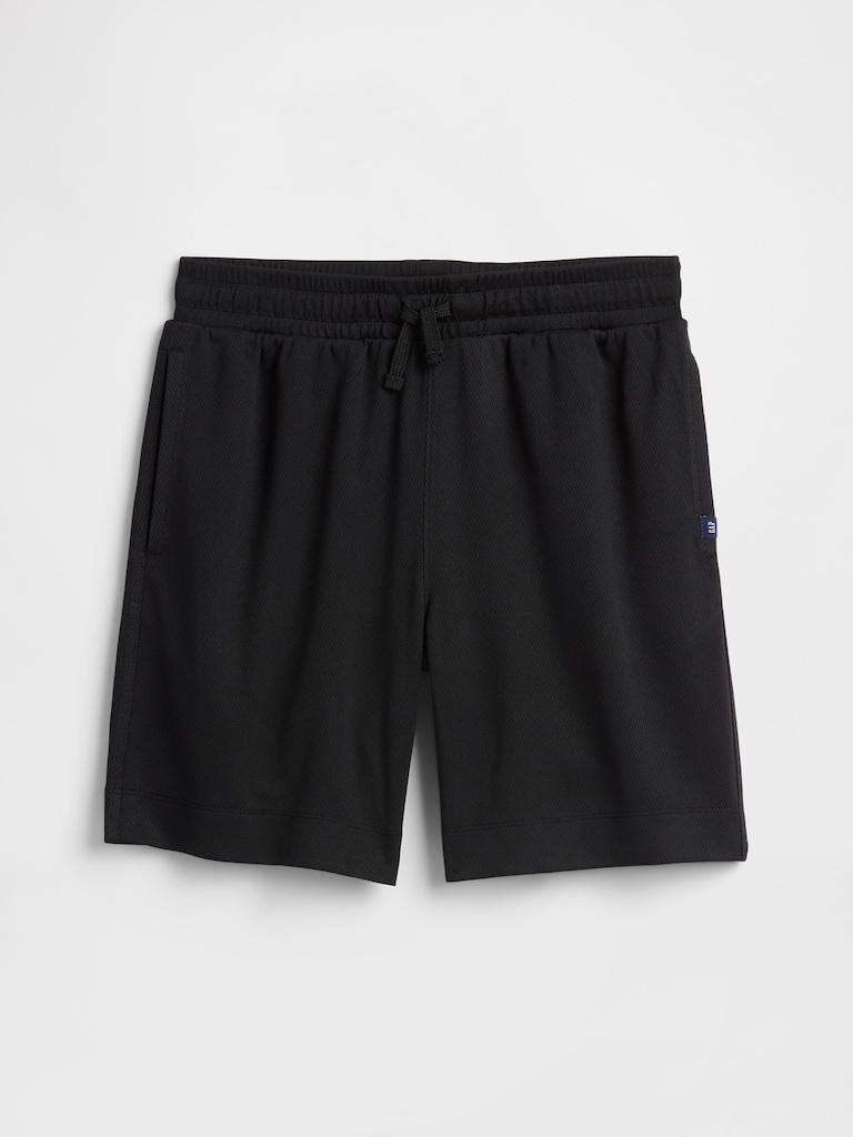 Kids 100% Recycled Pull-On Mesh Shorts
