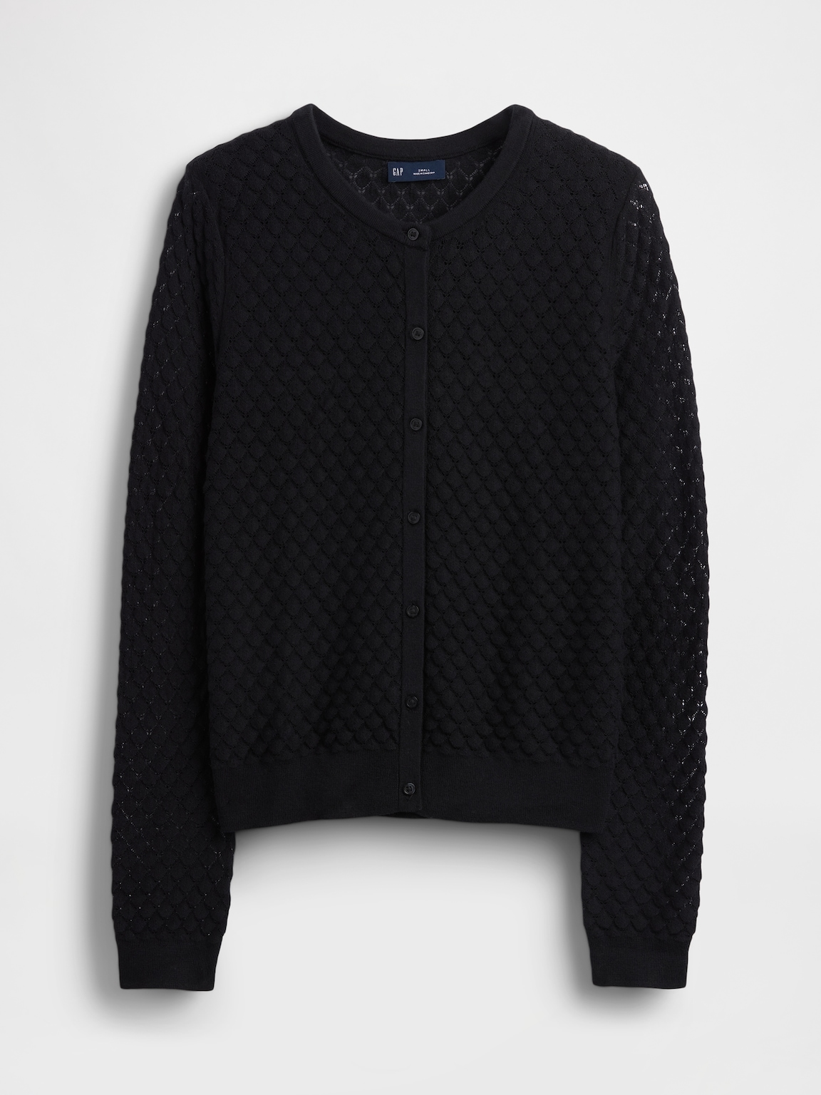 CashSoft Stretch Pointelle Cardigan