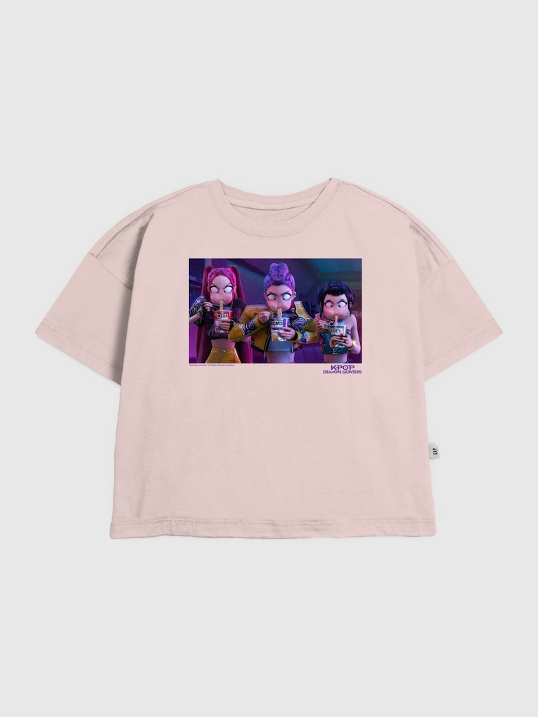 Kids K-Pop Demon Hunters Ramen Graphic T-Shirt