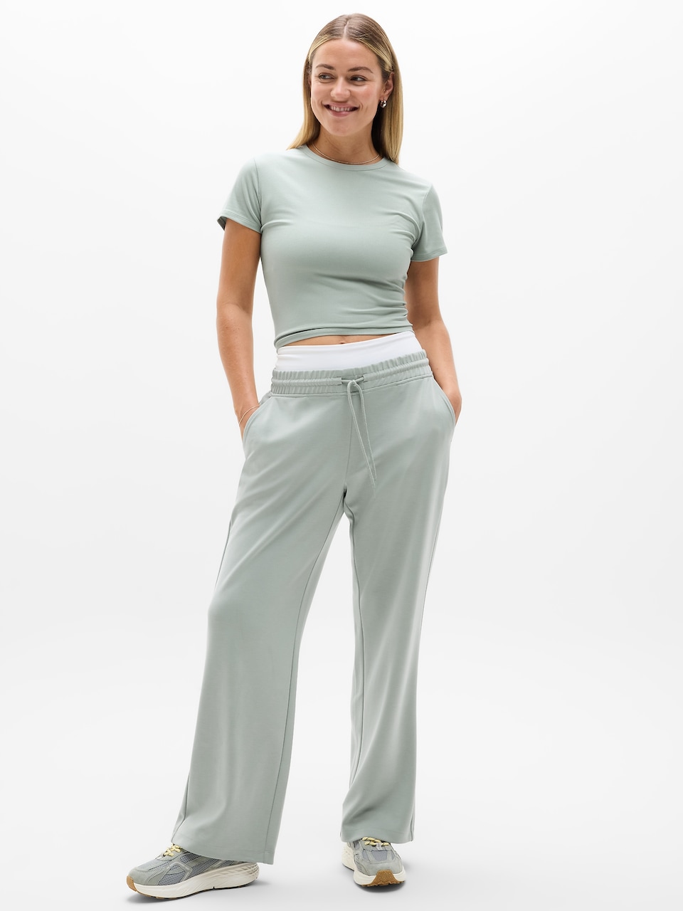Signature Rib Crop Tee