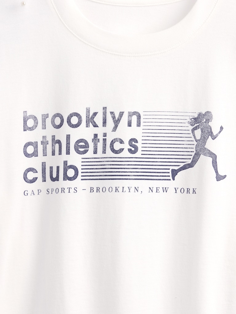 Brooklyn Athletics Club Relaxed Graphic T-Shirt