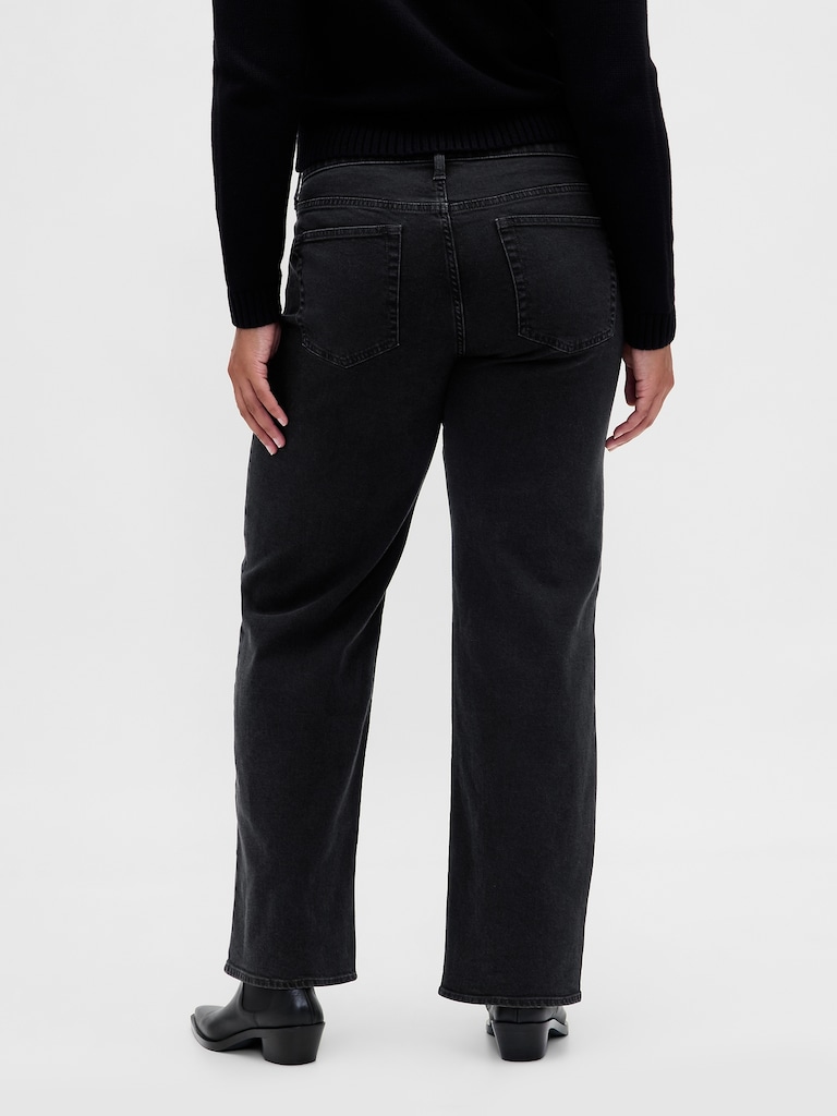 Low Rise '90s Loose Jeans